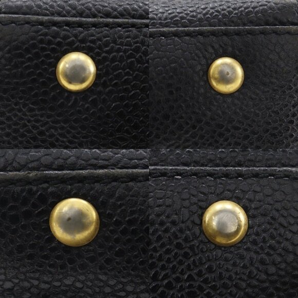 CHANEL Black Caviar Leather Tote Bag - Picture 11 of 16